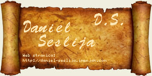 Daniel Šešlija vizit kartica